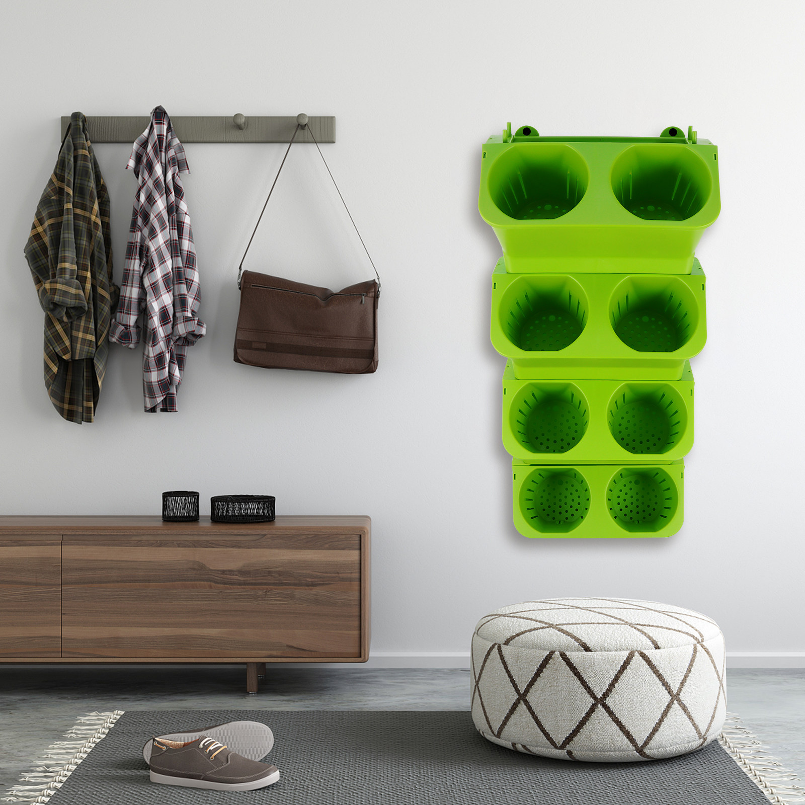 Self Watering Planter - Set di 4 Fioriere Verticali da