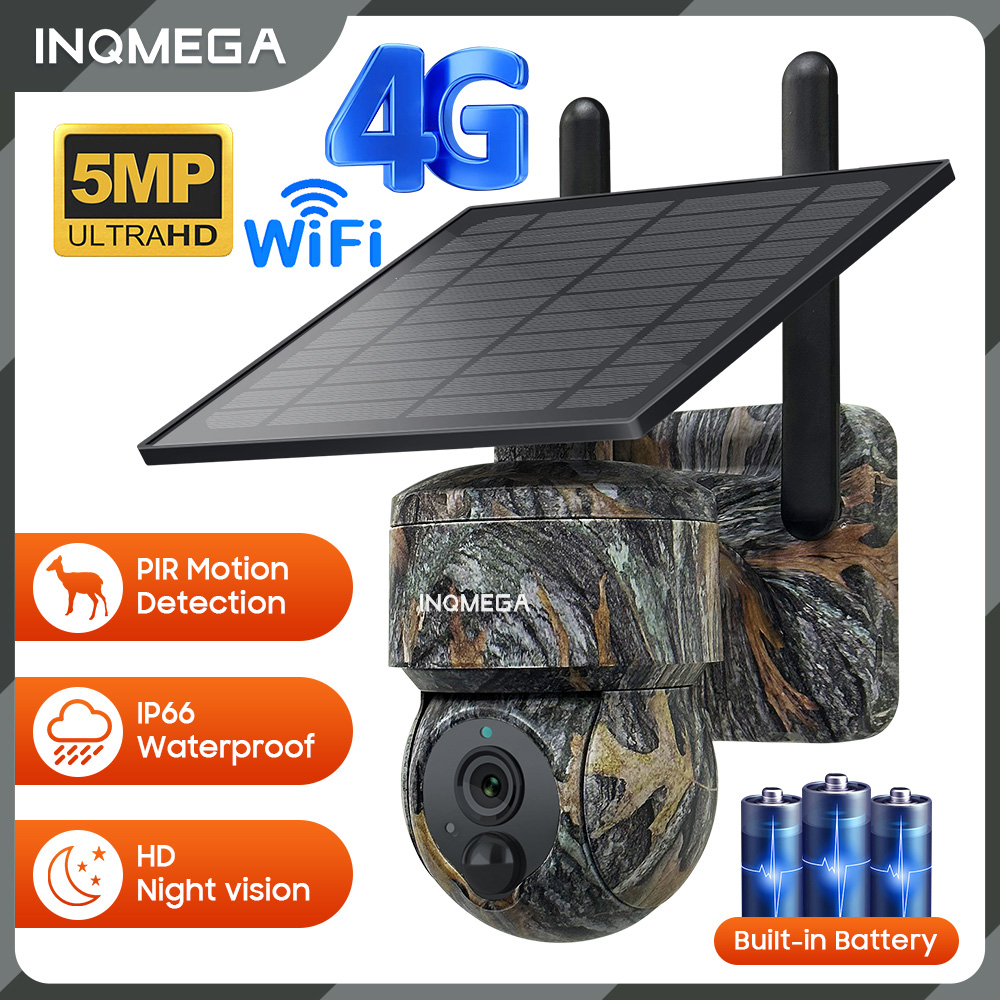 Garden Camera - INQMEGA 5MP 4G / WIFI Telecamera