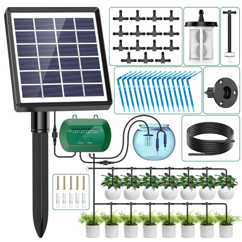 Smart Pot - Kit di irrigazione solare intelligente 6V