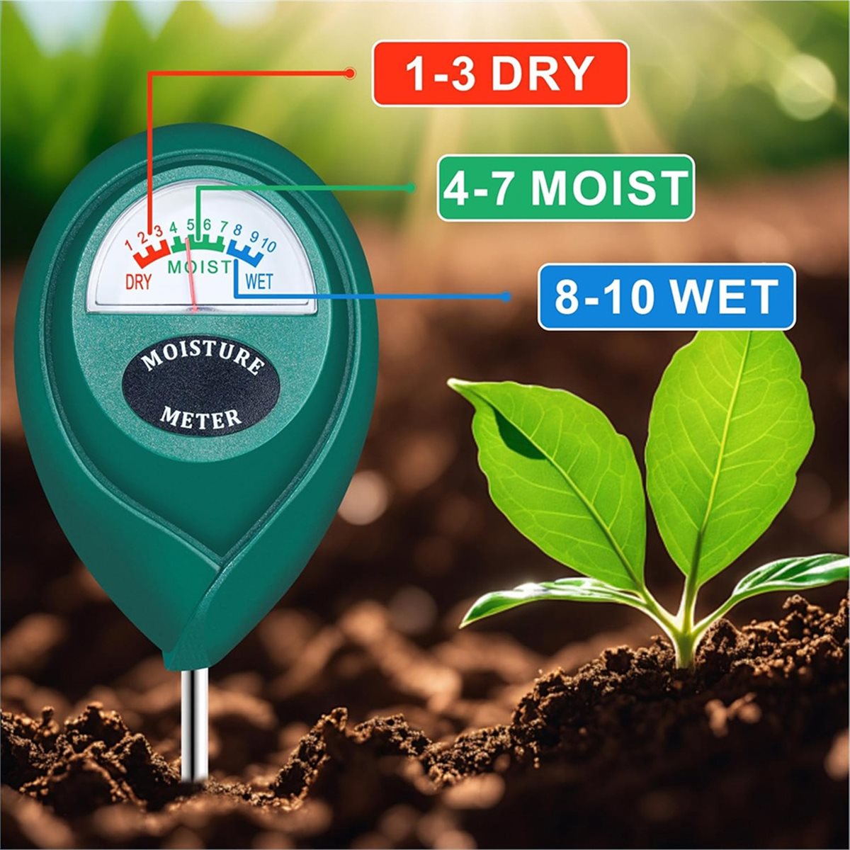 Misuratore di umidità del terr - Plant Monitor recensione e prezzo