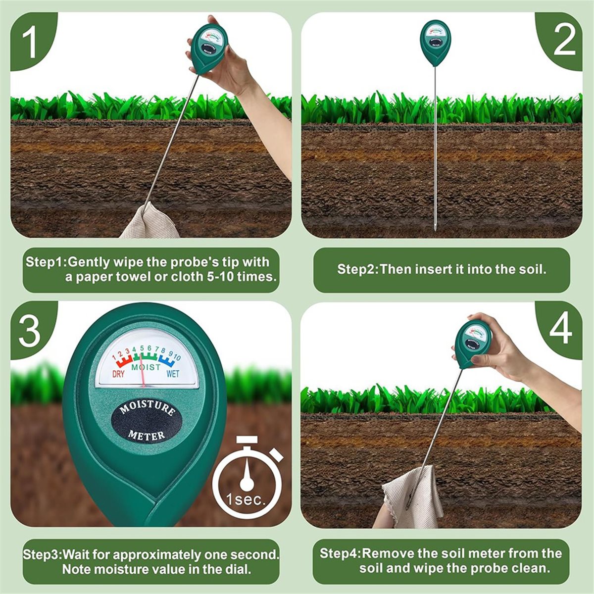 Misuratore di umidità del terr - Plant Monitor recensione e prezzo