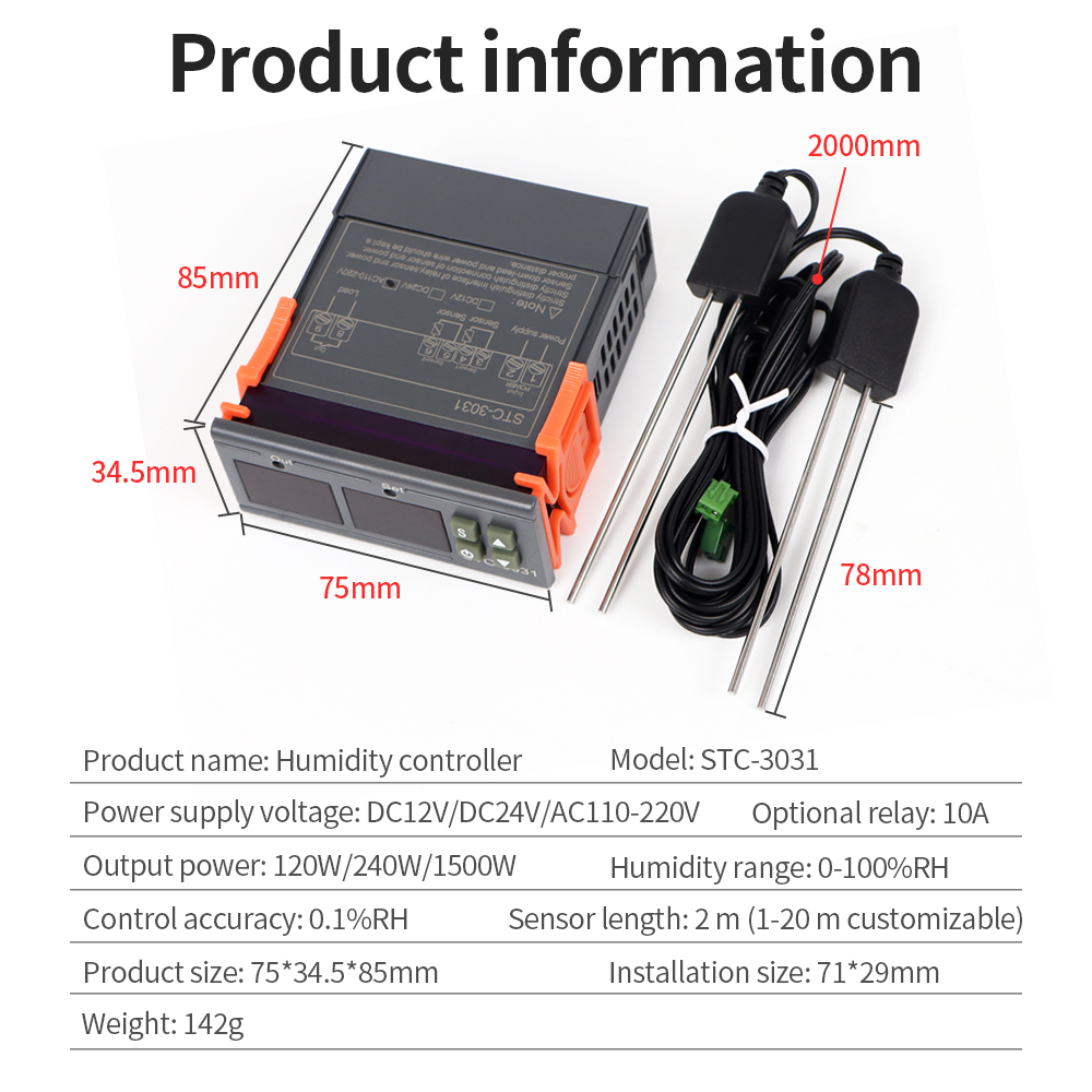 STC-3029 / 3030 / 3031 regolat - Plant Monitor recensione e prezzo